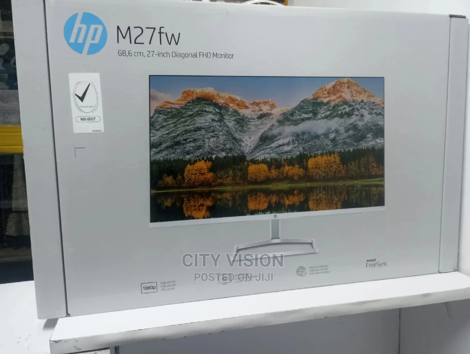 Hp M27fw FHD Diagonal Monitor 27 Inch in Nairobi Central Computer