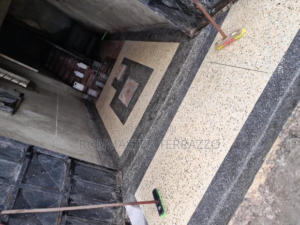 Black ,Creamy Terrazzo - main view