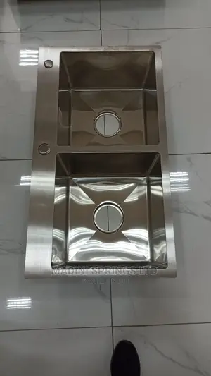 Undermount Double Bowl Kitchen Sink(2.6ft*1.4ft*2cm)