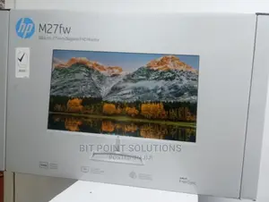 HP M27fw 27" FHD Ultra Slim LED Monitor, White Color,