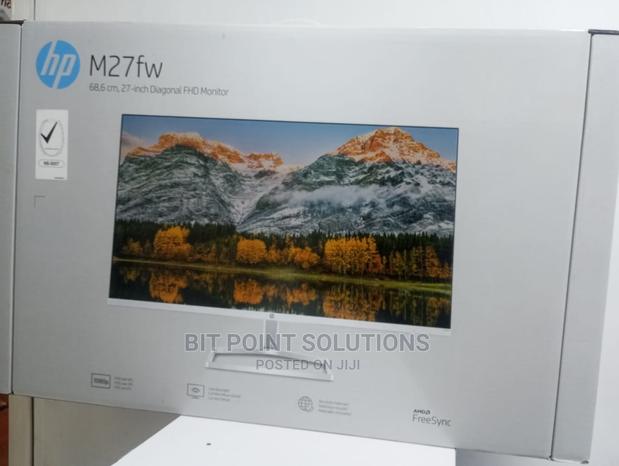 HP M27fw 27" FHD Ultra Slim LED Monitor, White Color,
