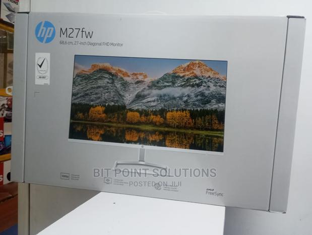 HP M27fw 27" FHD Ultra Slim LED Monitor, White