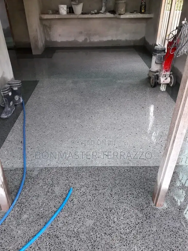 Grey Terrazzo Floor