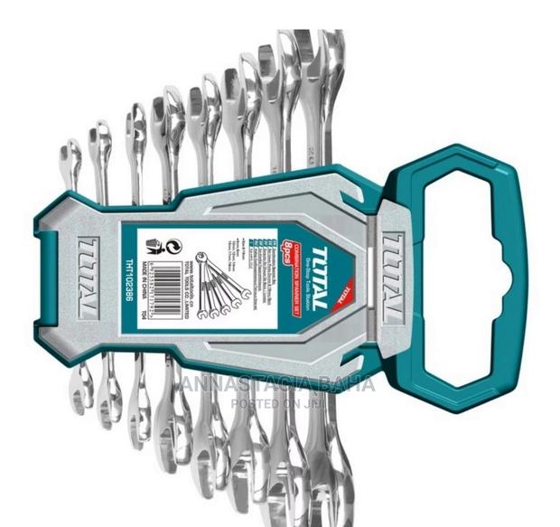 Total THT102386 Double Open End Spanner Set - main view