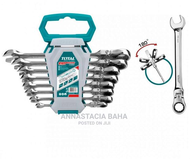 Total THT102RK586 8 PCS Flexible Ratchet Spanner Set - main view