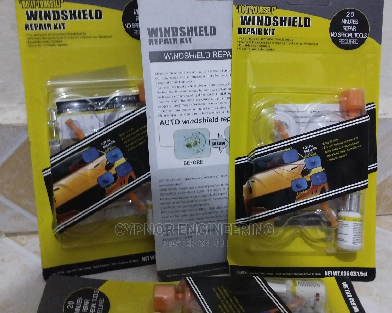Automobile Windshield Repair Resin