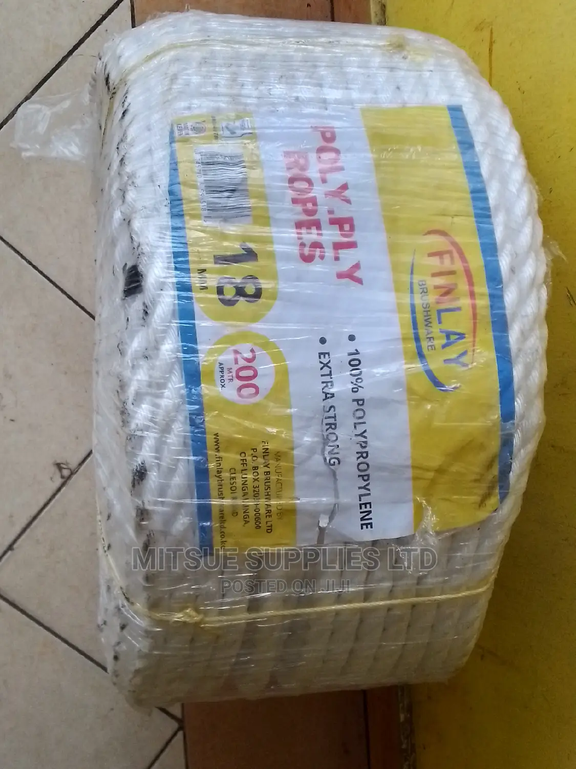 Finlay Poly-Ply Ropes (18mm)- Extra Strong 20m Long