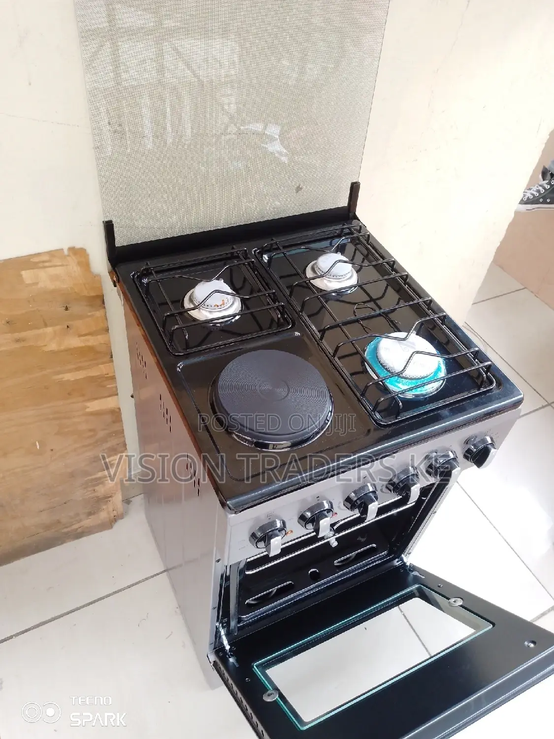 *Brand New Nunix 50*55 3+1 Standing Cooker Electric Oven✓✓