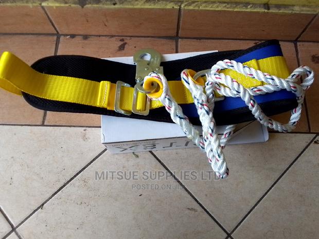 Construction Work Safety Belt Yellow White