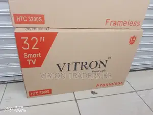 *Vitron 32 Inches Smart Android Frameless Tv Full Hd 1080p.