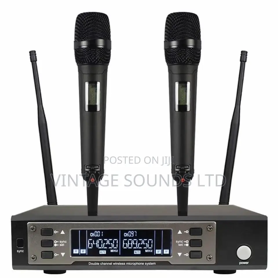 Sennheiser SKM 95 High-Performance Dual Wireless Mic Set.