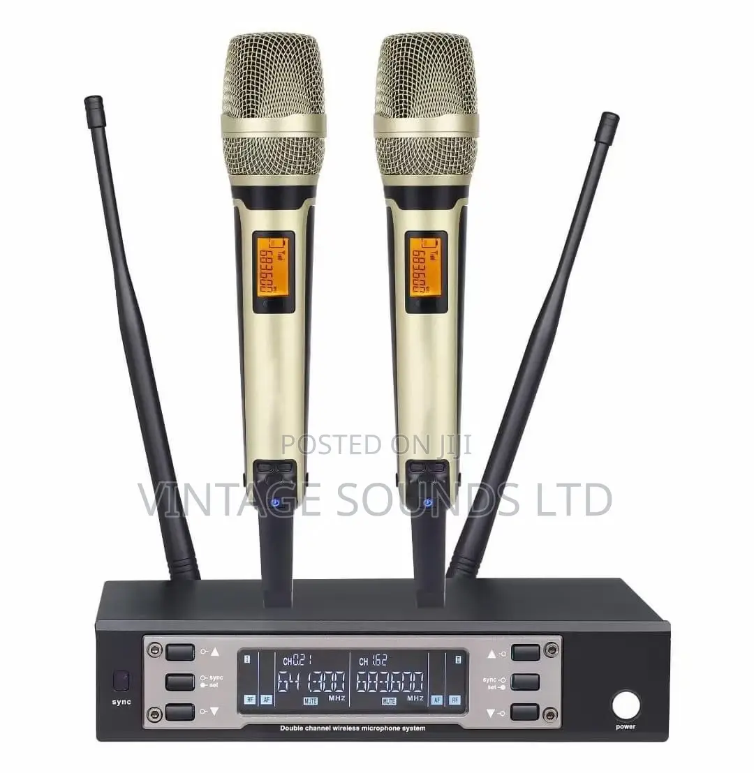 Sennheiser SKM 95 High-Performance Dual Wireless Mic Set.