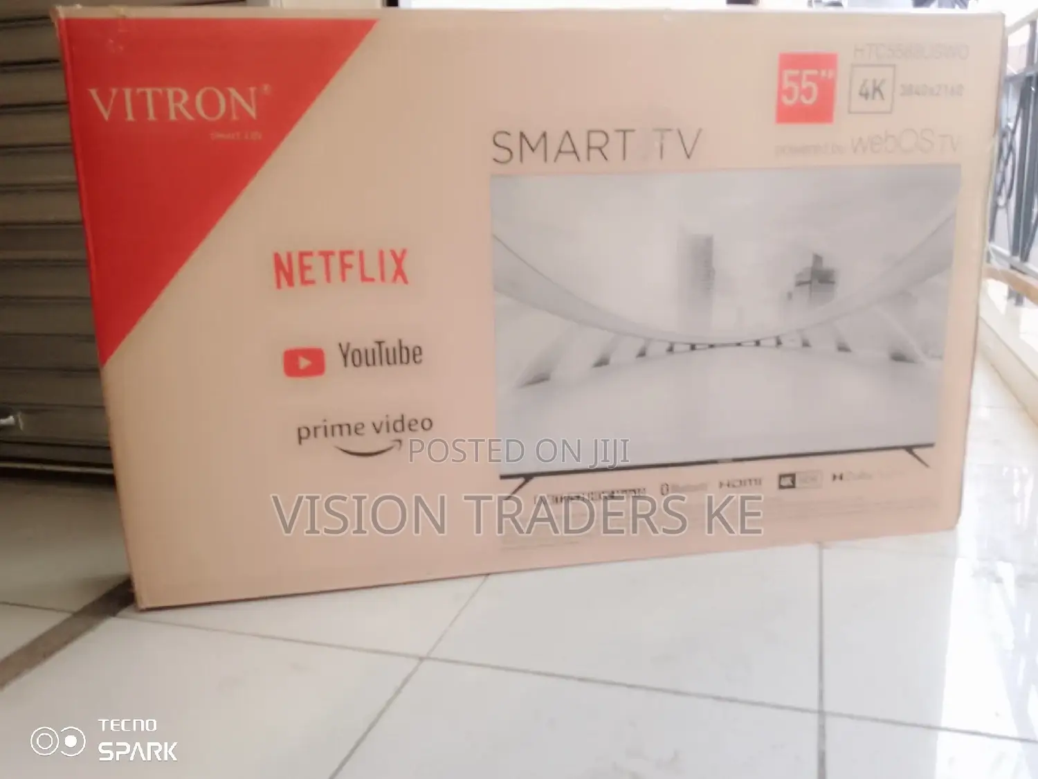 Vitron 55 Inch Smart Android Frameless Webostv Netflix ✓✓