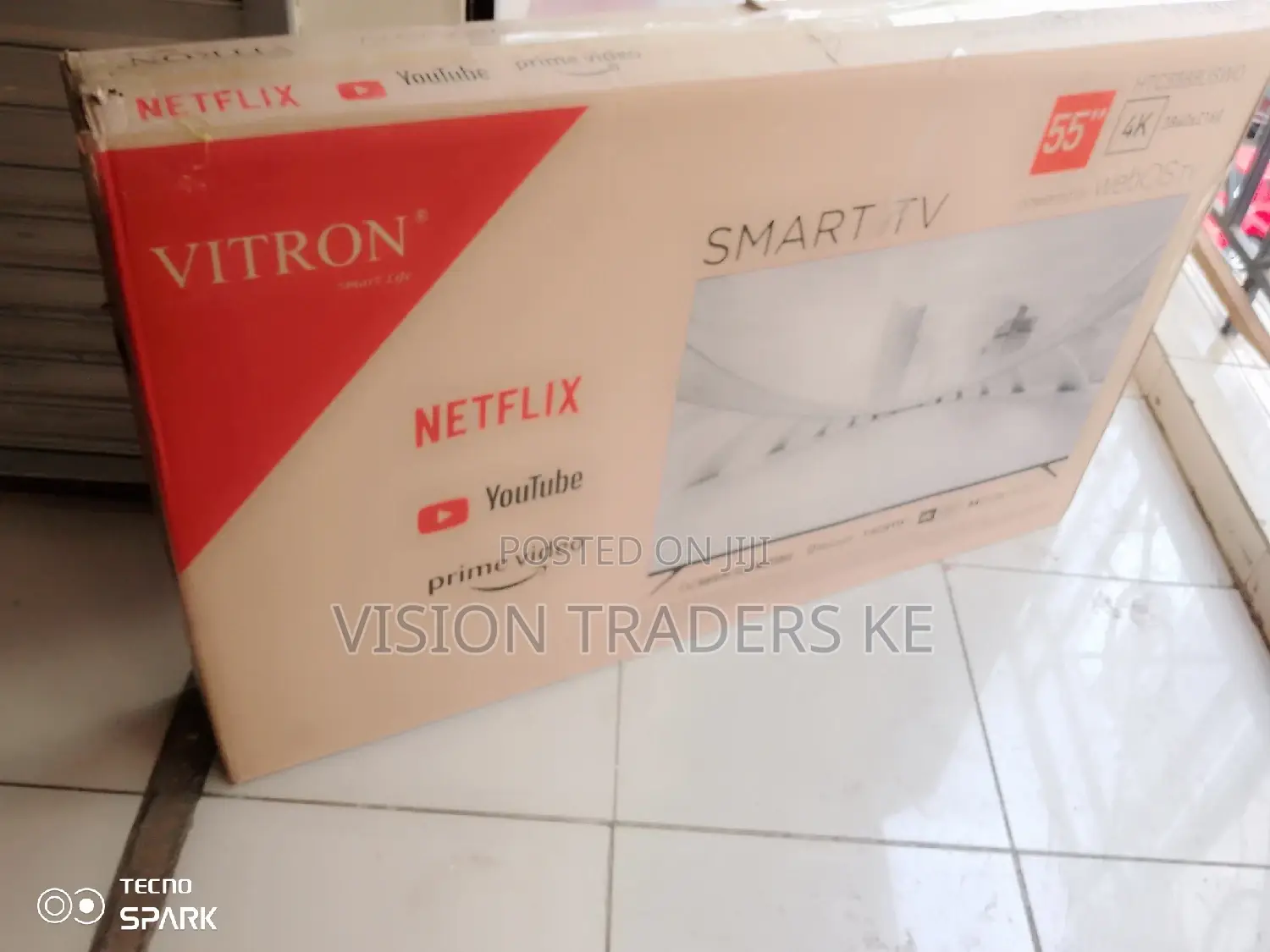 Vitron 55 Inch Smart Android Frameless Webostv Netflix ✓✓