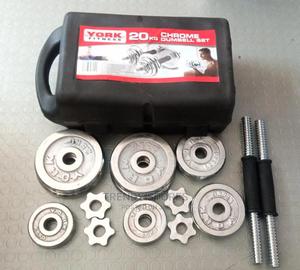 20kg Chrome Dumbbell Set - thumbnail 2
