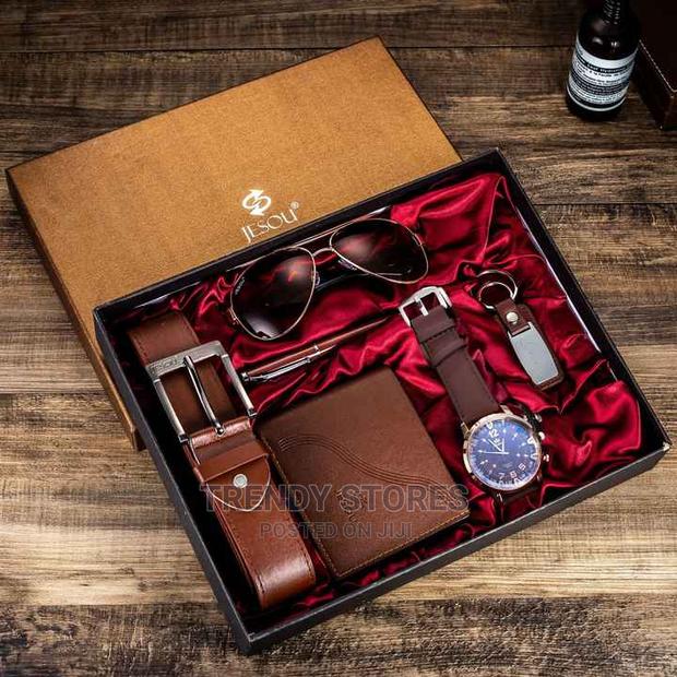 Jesou Men's Gift Set Exquisite Packaged(Brown)
