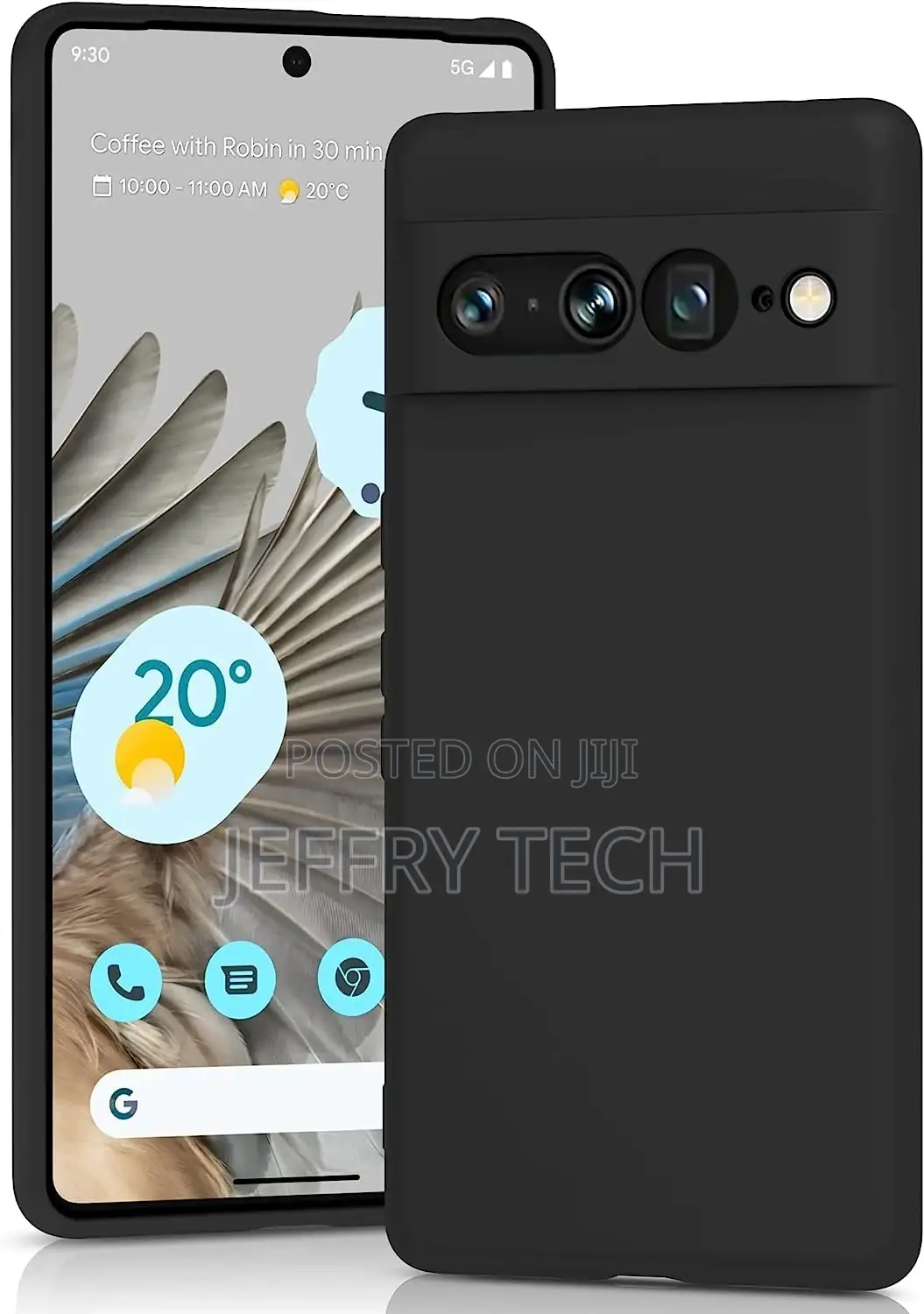 Silicone Case for Google Pixel 7 Pro 5G, Soft-Touch, Shockpr