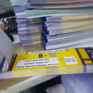 Ticket Books Printing and Designing