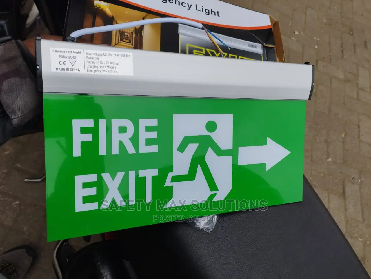 Led Emergency Exit Sign/ Rechargeable Fire Exit
