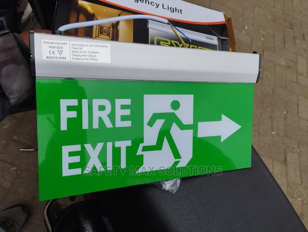 Led Emergency Exit Sign/ Rechargeable Fire Exit - thumbnail 4