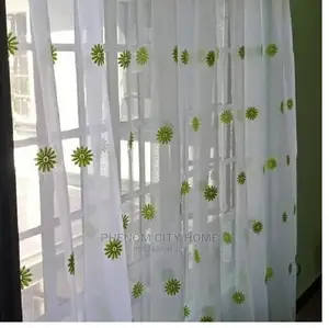 Patterned White Sheers Available