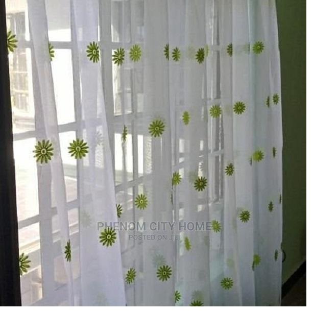 Patterned White Sheers Available