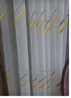 Patterned White Sheers Available