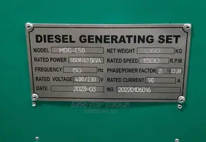 New 62.5 Kva Cummins Generator With Stamford Alternator