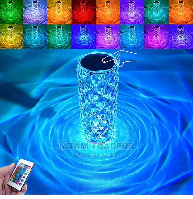 RGB 12 Colors Table Lamp With Remote Control