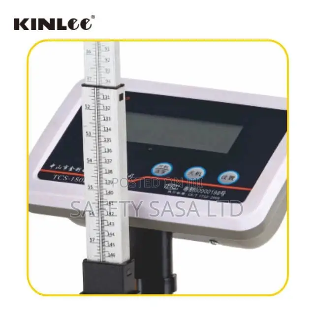 Digital Weighing Scale With Platform + High Meter +LCD +BMI