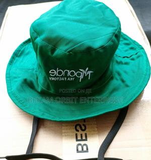 Cotton Twill Branded Outdoor Green Bucket Hats