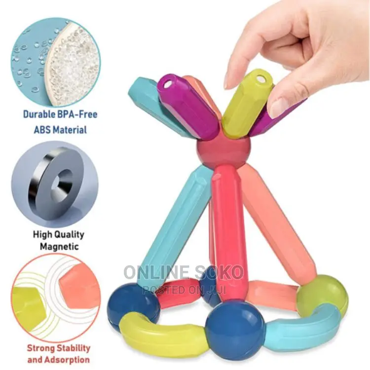 3d Magnet Building Sticks Blocks Toys Gift for Kids