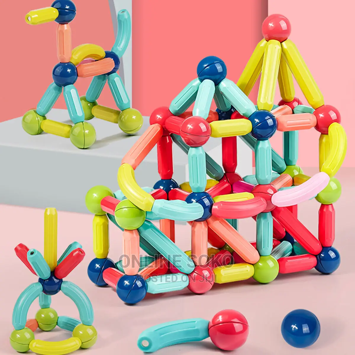 3d Magnet Building Sticks Blocks Toys Gift for Kids
