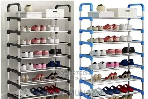 Stainless Steel Executive Shoe Rack Organizer - main view
