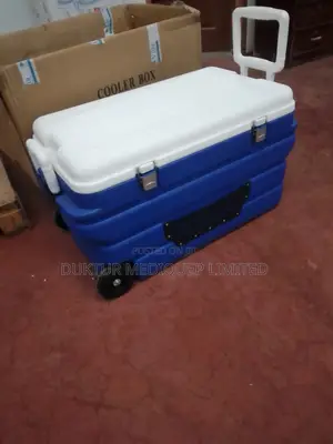 Blood Carrier Ice Box Cooler With Wheels - 90 Litres