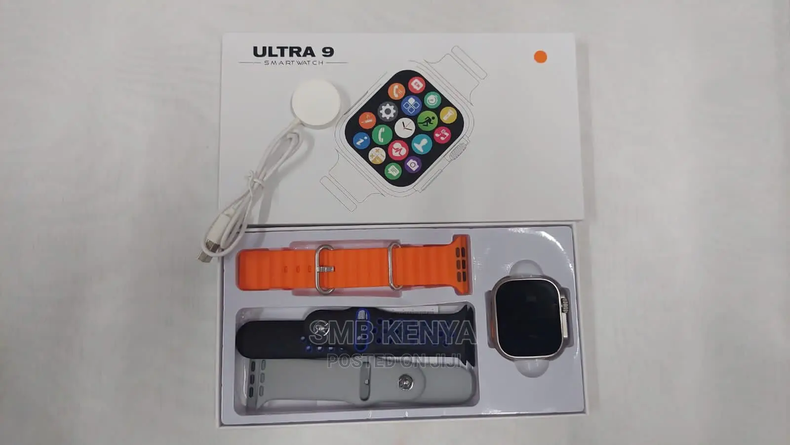 Ultra 9 Smart Watch ( 3 Straps)