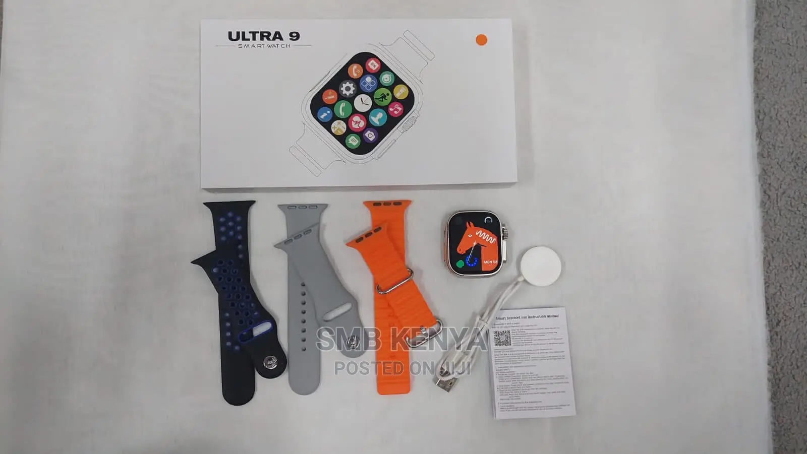 Ultra 9 Smart Watch ( 3 Straps)