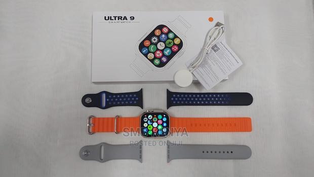 Smart Watch Ultra 9 With 3 Straps