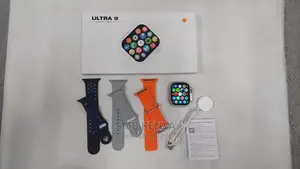 Smart Watch Ultra 9 With 3 Straps