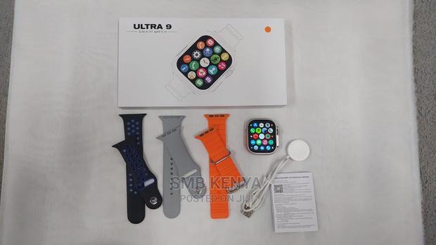 Smart Watch Ultra 9 With 3 Straps - thumbnail 5