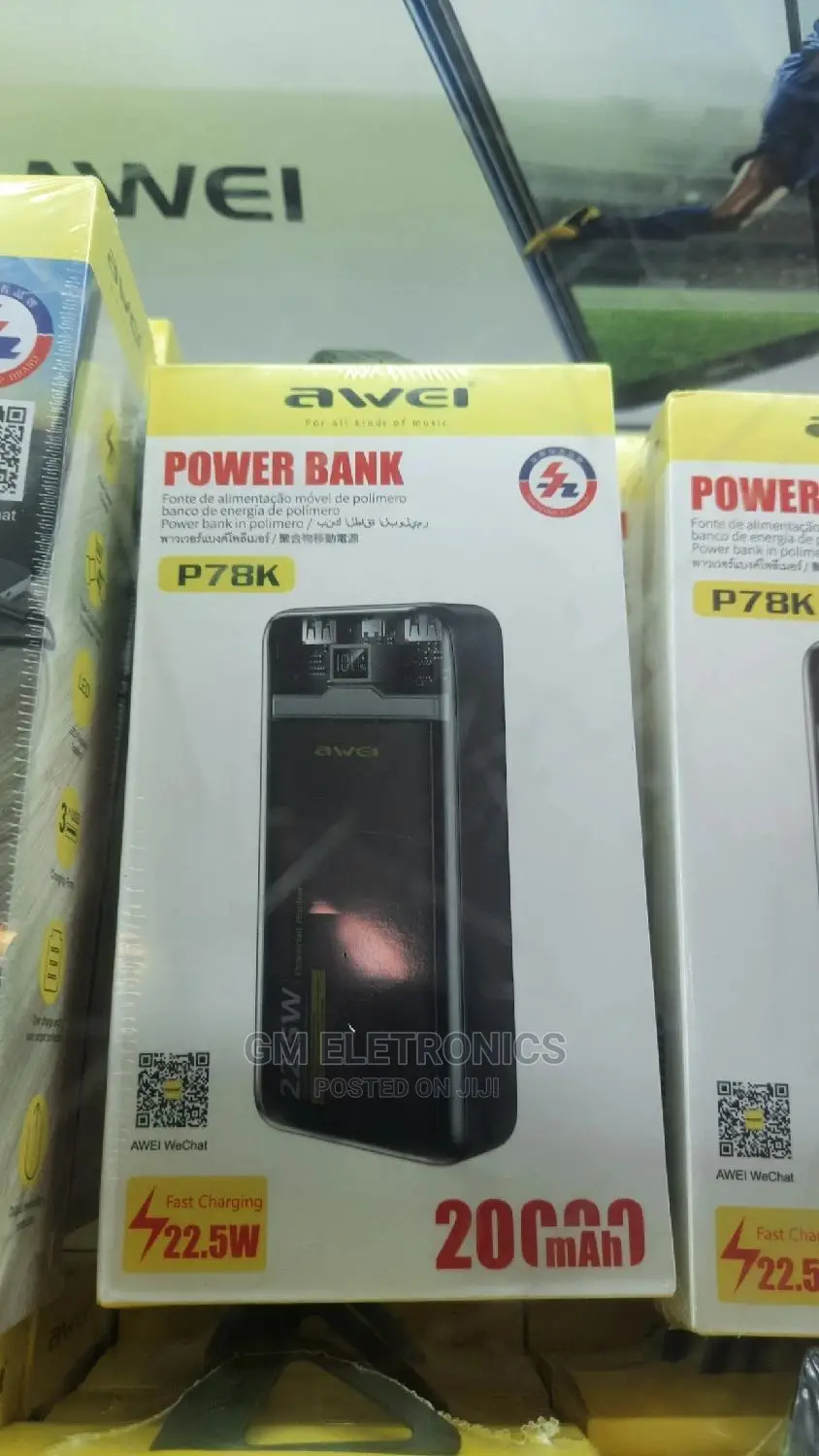 Awei 20000mah Portable Power Bank .