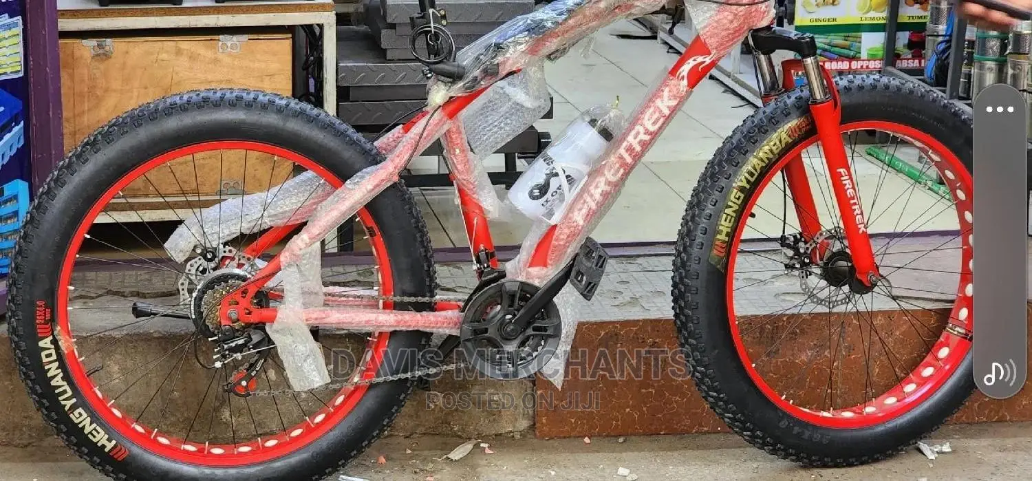 Fat Exercise Bike With Front Shocks And Shimano Gear