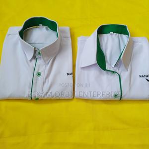White Branded Corporate Shirts - main view