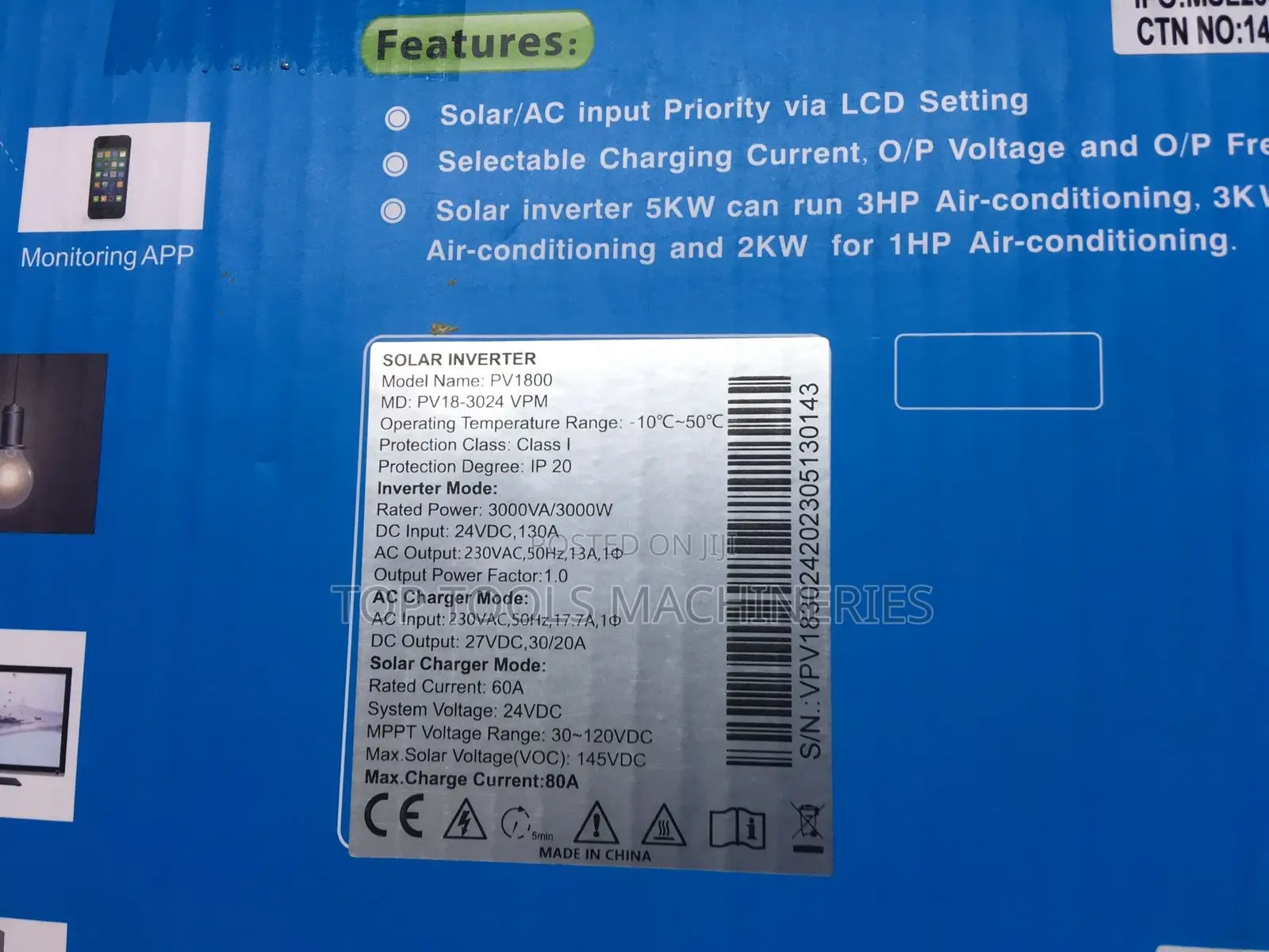 Infinisolar 3kva Sine Wave Hybrid Inverter