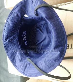 Branded Navy Blue Safari Hats - main view