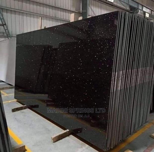 Black Galaxy Granite Top(Polished Imported Counter Tops)