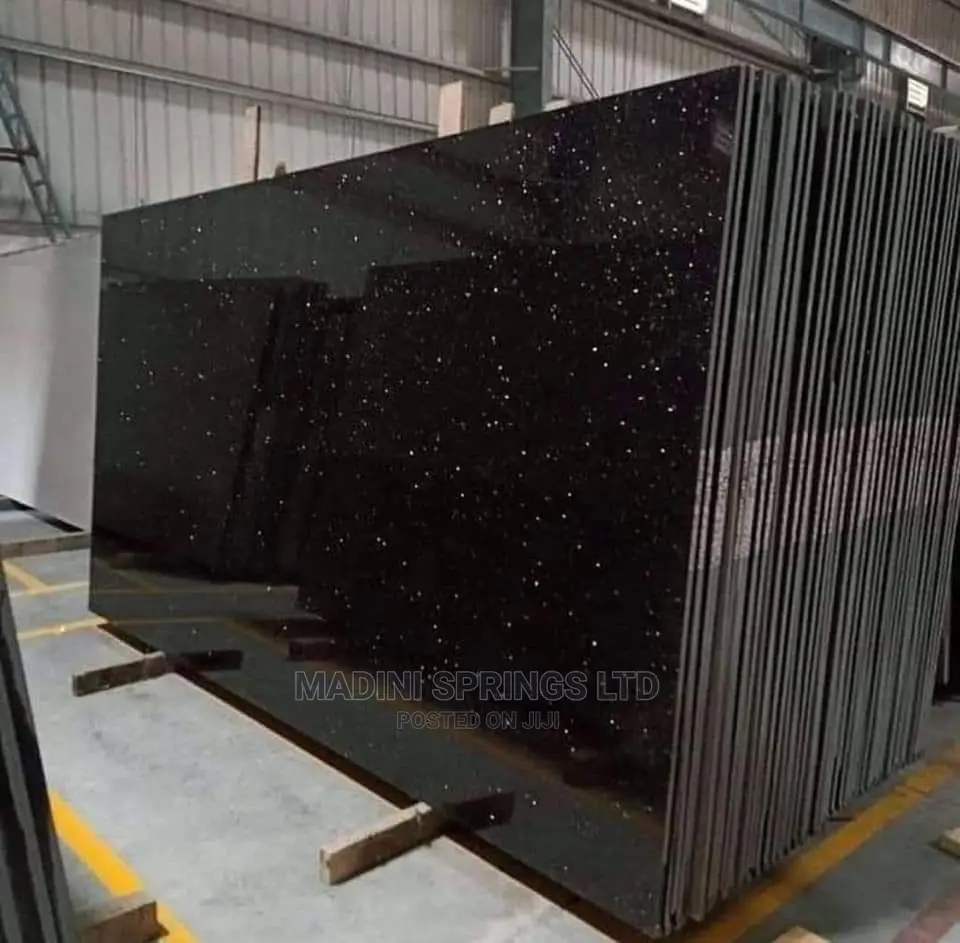 Black Galaxy Granite Top(Polished Imported Counter Tops)