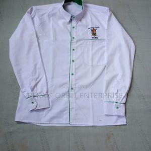 White Branded Corporate Shirts - main view
