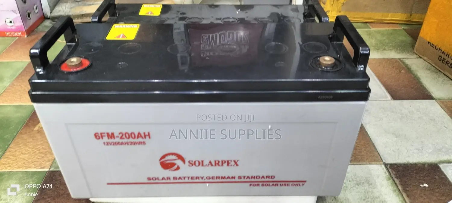 Solar Battery 12v 200ah/20hrs