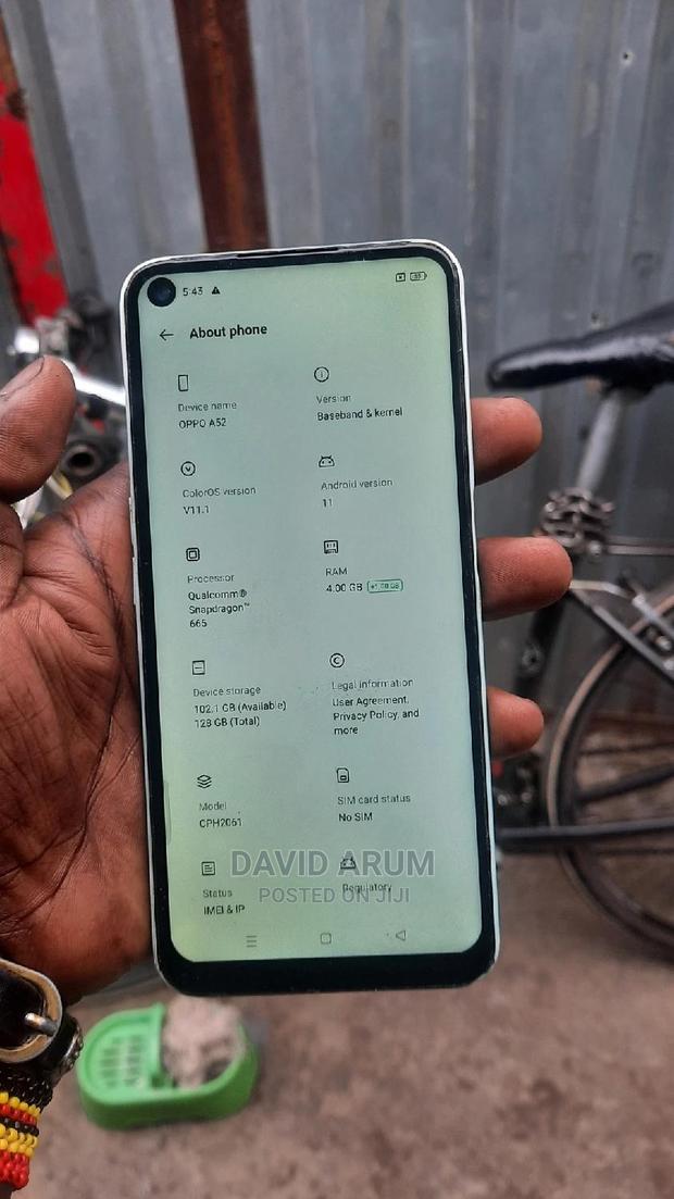 Oppo A52 128 GB White - main view